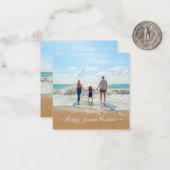 Individuelle Foto Sommerurlaubskarte mit Ihren Fot Mitteilungskarte (Vorderseite/Rückseite Beispiel)