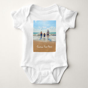 Individuelle Foto Text Baby Bodysuit Ihr Foto Desi Strampler