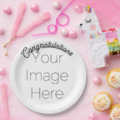 Individuelle Foto- und Textpapierplatte - Persönli Pappteller (Party)