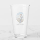 Individuelle Foto Valentines Couple Gift Liebe Mod Glas (Rückseite)