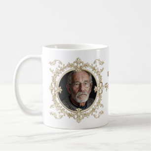 Individuelle Foto Vatertag Tasse Elegantes Rahmeng