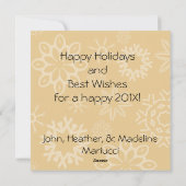 Individuelle Foto Weihnachtsbeleuchtung Weihnachts Feiertagskarte (Rückseite)