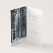 Individuelle Foto Winterlandschaft (Innenseite)