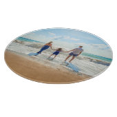 Individuelle Foto-Zuschnitt mit eigenem Design Schneidebrett (Ecke)