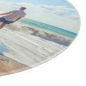 Individuelle Foto-Zuschnitt mit eigenem Design Schneidebrett (Ecke)