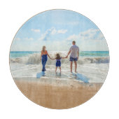 Individuelle Foto-Zuschnitt mit eigenem Design Schneidebrett (Vorderseite)