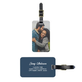 Individuelle Fotocollage Erstellen Sie Ihren eigen Gepäckanhänger