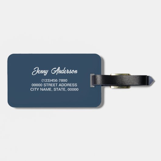 Individuelle Fotocollage Erstellen Sie Ihren eigen Gepäckanhänger (Rückseite horizontal)