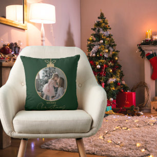 individuelle Fotocollage Frohe Weihnachten Christb Kissen
