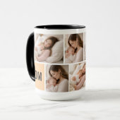 Individuelle Fotocollage Muttertag | Personalisier Tasse (Vorderseite Links)