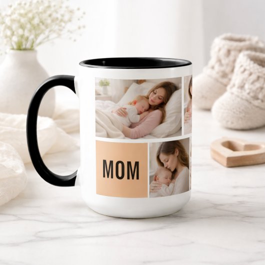 Individuelle Fotocollage Muttertag | Personalisier Tasse