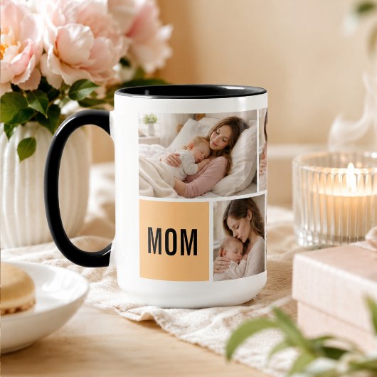 Individuelle Fotocollage Muttertag | Personalisier Tasse