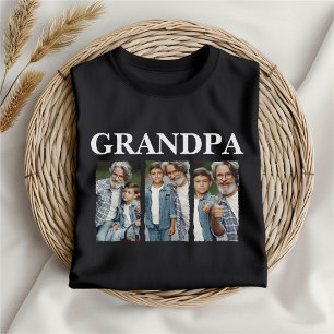 Individuelle Fotocollage Opa – Personalisiertes Ge T-Shirt