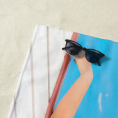 Individuelle Fotografin Entspannung im Schwimmbad, Strandtuch (Beispiel)