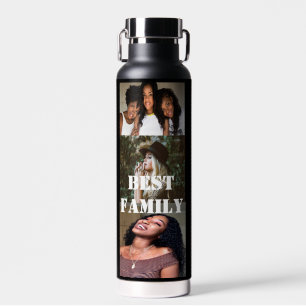 Individuelle Fotokollektion Beste Familie Erstelle Trinkflasche