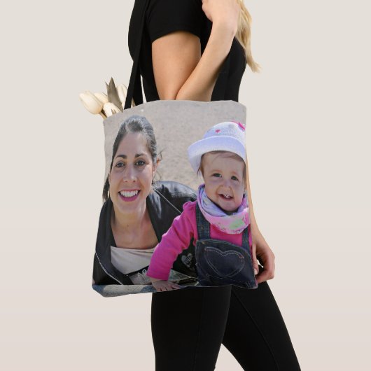 Individuelle Fototüte für Mama Tasche (Von Nahem)
