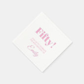 Individuelle Geburtstagsfeier Napkins Serviette (Ecke)