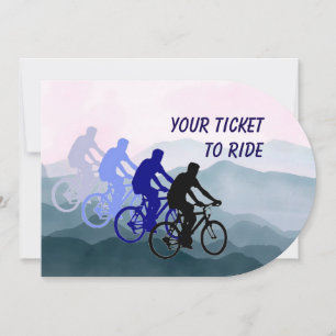 Individuelle Geburtstagsparty, Fahrrad, Fahrrad, F Einladung