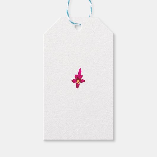 Individuelle Geschenkanhänger | Elegant, Metallic (Vorderseite)