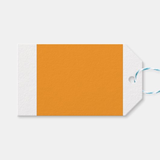 Individuelle Geschenkanhänger | Elegant, Monogramm (Vorderseite (Horizontal))