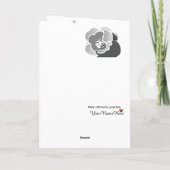 Individuelle Geschenkkarte für einen Septemberaben Karte (Rückseite)