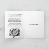 Individuelle Geschenkkarte für einen Septemberaben Karte (Innenseite)