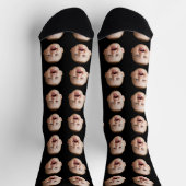 Individuelle Gesichtsfoto-Socken Socken (Oben)