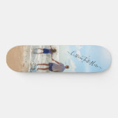 Individuelle Gestaltung - Foto-Text - Sommer Skateboard (Horizontal)