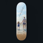 Individuelle Gestaltung - Foto-Text - Sommer Skateboard<br><div class="desc">Benutzerdefiniertes Foto und Text - Einzigartiges Design - Personalisierte Familie / Freunde oder Persönliches Geschenk - Hinzufügen von Text und Foto - Vergrössern und verschieben oder entfernen / Elemente hinzufügen - Bild / Text mit Anpassungs-Tool !
Genießen Sie - seien Sie gesund !</div>