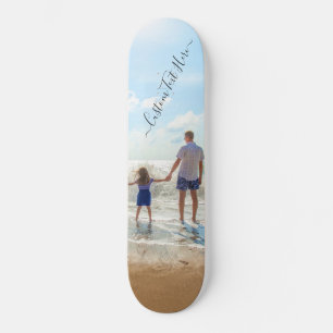 Individuelle Gestaltung - Foto-Text - Sommer Skateboard