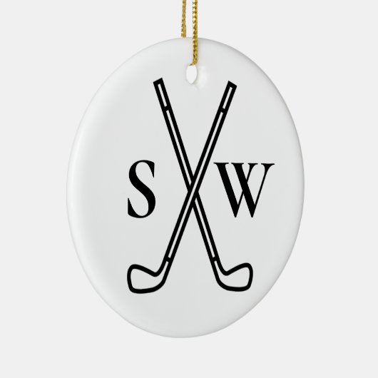 Individuelle Gestaltung Ihres eigenen Golfthemas M Keramik Ornament (Rechts)