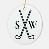 Individuelle Gestaltung Ihres eigenen Golfthemas M Keramik Ornament (Links)