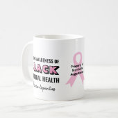 Individuelle Gesundheit von schwarzen Müttern Kaffeetasse (Vorderseite Links)