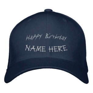 Individuelle Glückwünsche zum Geburtstag - M Initi Bestickte Baseballkappe