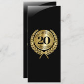 Individuelle Glückwunschkarte zum Jahrestag (Vorne/Hinten)