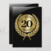 Individuelle Glückwunschkarte zum Jahrestag (Vorne/Hinten)