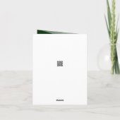 Individuelle Glückwunschkarte zum Jahrestag Karte (Rückseite)