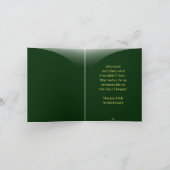 Individuelle Glückwunschkarte zum Jahrestag Karte (Innenseite)