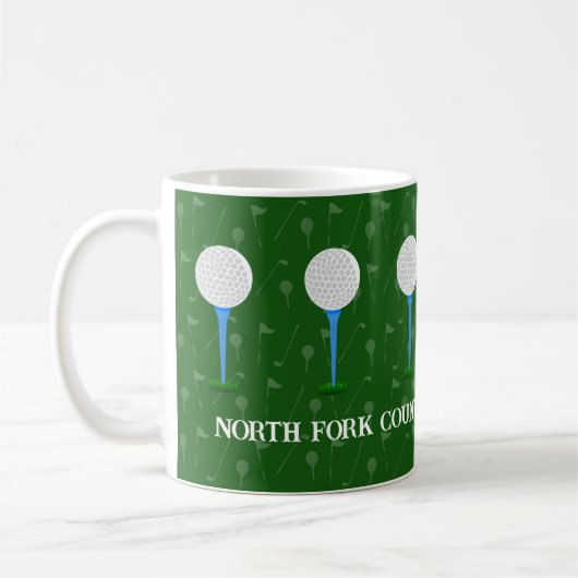 Individuelle Golf Country Club Tasse (Links)
