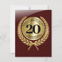 Individuelle Gratulationskarte zum Jubiläum