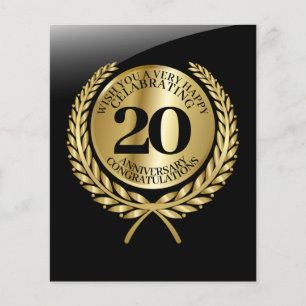 Individuelle Gratulationskarte zum Jubiläum