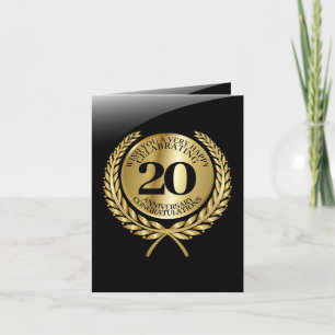 Individuelle Gratulationskarte zum Jubiläum Karte