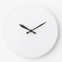 Individuelle große runde Wanduhr