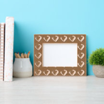 Individuelle Herzform Landschaftsstil Natürliche Z