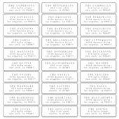 individuelle Hochzeitsgast-Briefmarke bearbeiten Aufkleber (Vorderseite)