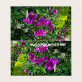 Individuelle, horizontale, geklappte Visitenkarte Visitenkarten (Außenseite Aufgefaltet)