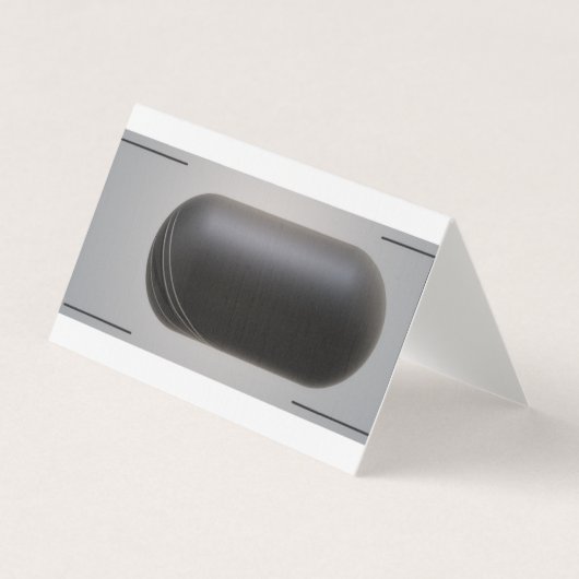 Individuelle, horizontale, geklappte Visitenkarte Visitenkarten (Vorderseite)