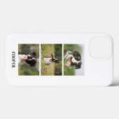 Individuelle Hunde-Foto-Collage-Monogramm personal Case-Mate iPhone Hülle (Rückseite (Horizontal))