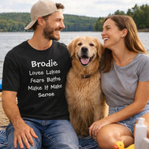 Individuelle Hundemutter Vater liebt See fürchtet