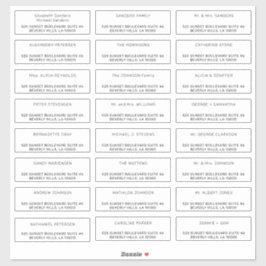 Individuelle, individuelle Adressetiketten Aufkleber